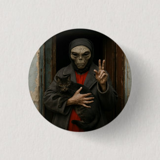 Badge Rond 2,50 Cm Amour Extraterrestre