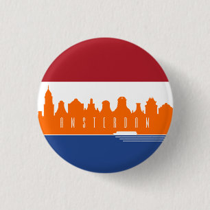 Badge Rond 2,50 Cm Amsterdam