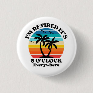 BADGE ROND 2,50 CM AMUSEMENT DE LA RETRAITE