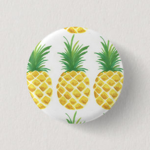 Badge Rond 2,50 Cm Ananas