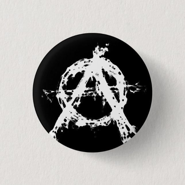 Badge Rond 2,50 Cm Anarchie (Devant)