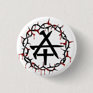 Badge Rond 2,50 Cm Anarchie chrétienne