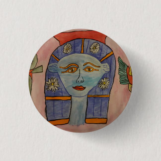 Badge Rond 2,50 Cm Ancien Égyptien