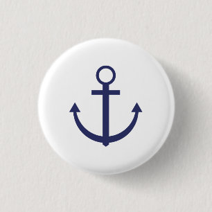 Badge Rond 2,50 Cm Ancre
