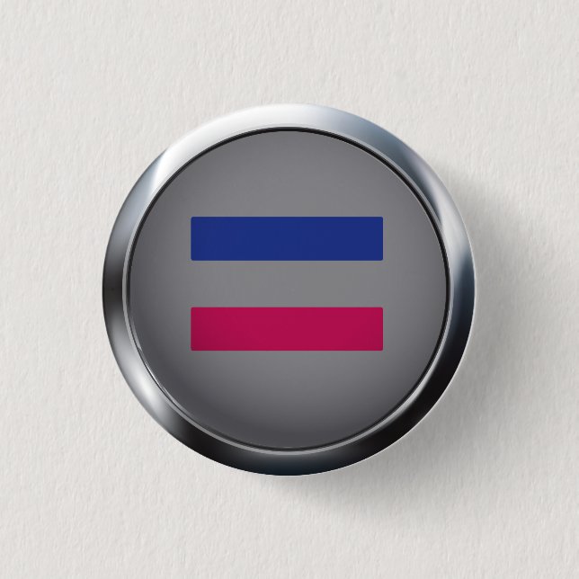 Badge Rond 2,50 Cm Androgyne (Devant)