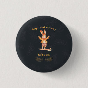 Badge Rond 2,50 Cm animal d'anniversaire