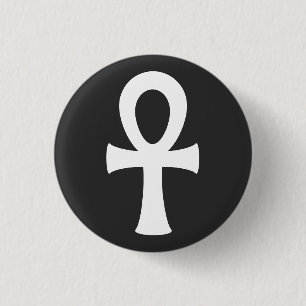 Badge Rond 2,50 Cm Ankh
