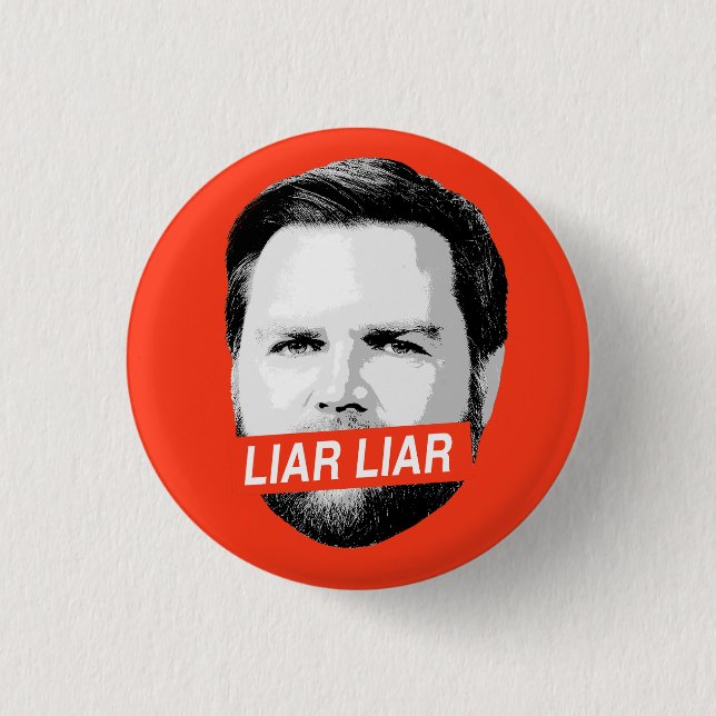 Badge Rond 2,50 Cm Anti Vance - menteur menteur (Devant)