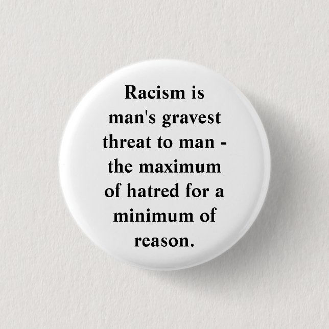 BADGE ROND 2,50 CM ANTIRACISME (Devant)
