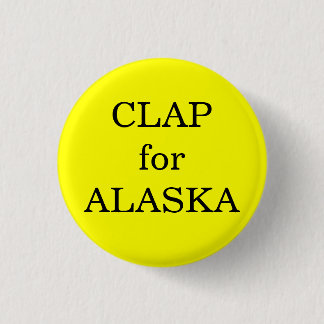 Badge Rond 2,50 Cm Applaudissements pour l'Alaska