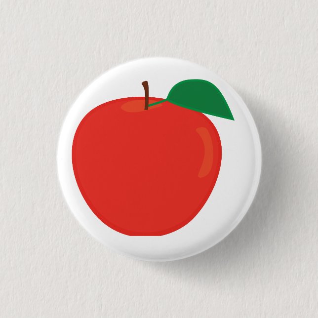 Badge Rond 2,50 Cm Apple (Devant)