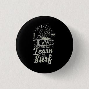 Badge Rond 2,50 Cm Apprendre Au Surf