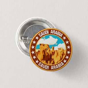 Badge Rond 2,50 Cm Arabie saoudite