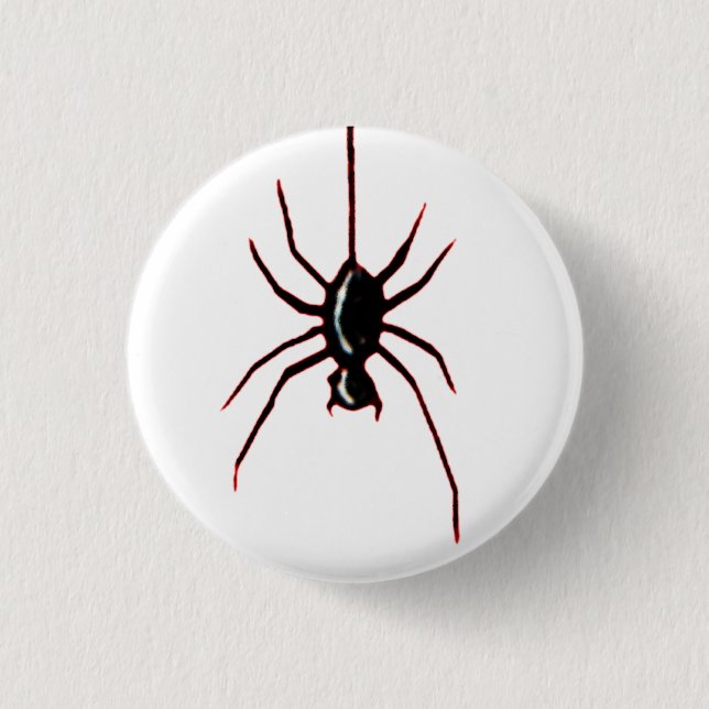 Badge Rond 2,50 Cm Araignée (Devant)