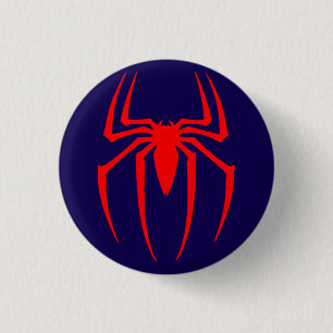 Badge Rond 2,50 Cm Araignée rouge Insect-63201