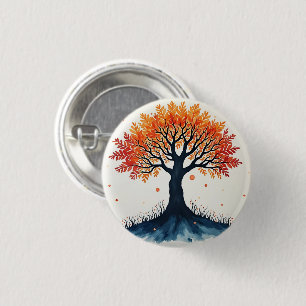BADGE ROND 2,50 CM ARBRE DE VIE