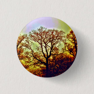 BADGE ROND 2,50 CM ARBRES SOLEIL BRUMEUX