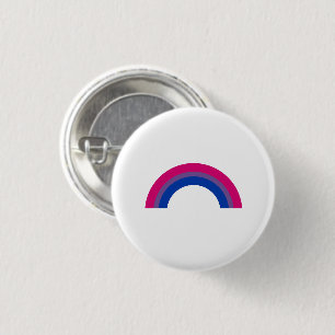 Badge Rond 2,50 Cm Arc-en-ciel bisexuel