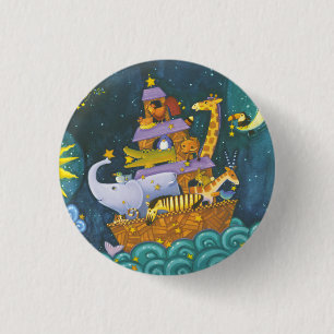 Badge Rond 2,50 Cm Arche la nuit
