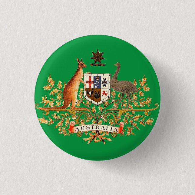 Badge Rond 2,50 Cm armoiries de l'australie (Devant)