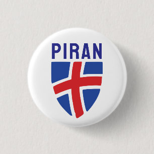 Badge Rond 2,50 Cm Armoiries de Piran, Slovénie