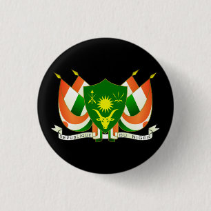 Badge Rond 2,50 Cm Armoiries du Niger