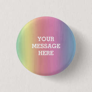 Badge Rond 2,50 Cm Arrière - plan aquarelle - Customisez votre propre