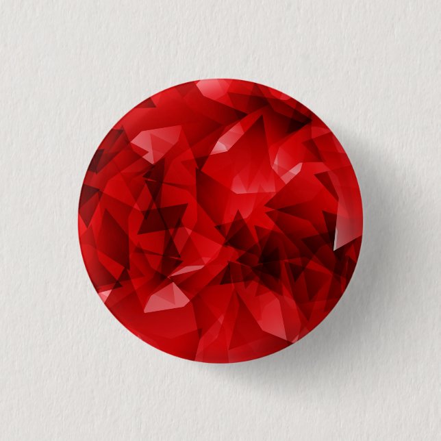 Badge Rond 2,50 Cm Arrière - plan rouge Abstrait (Devant)