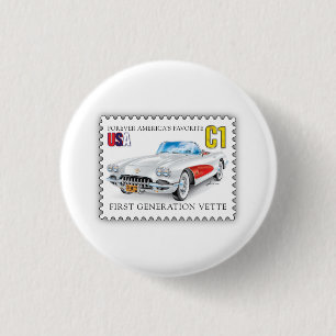 BADGE ROND 2,50 CM ART AUTOMOBILE C-ONE