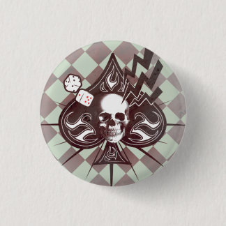 Badge Rond 2,50 Cm As de pique