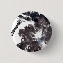 Asiatische Kunst mit Lotusblätter Motiv