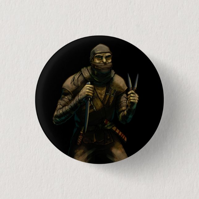 Badge Rond 2,50 Cm Assassin d'Orc (Devant)