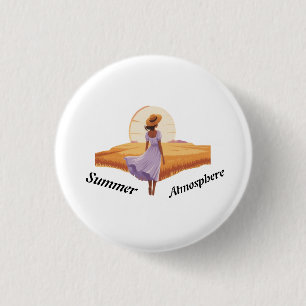 Badge Rond 2,50 Cm Atmosphère estivale
