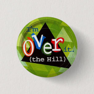 Badge Rond 2,50 Cm Au-dessus de la colline