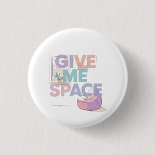 Badge Rond 2,50 Cm Autisme Limite Sensorielle Donnez-Moi De L'Espace 