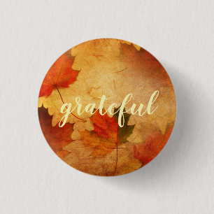 Badge Rond 2,50 Cm Automne Thanksgiving vacances sur mesure