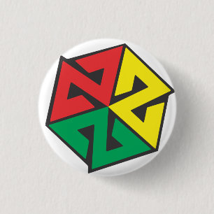 Badge Rond 2,50 Cm AVALON7 Inspiracon Rasta