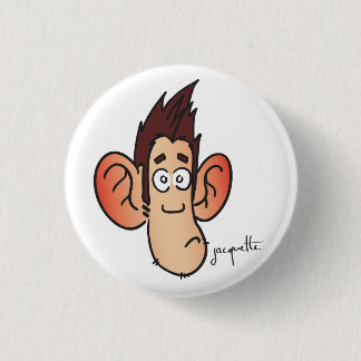 Badge Rond 2,50 Cm avatar jacquette choqué