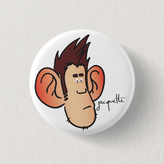 Badge Rond 2,50 Cm avatar jacquette constate (Devant)