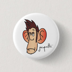 Badge Rond 2,50 Cm avatar jacquette rageux