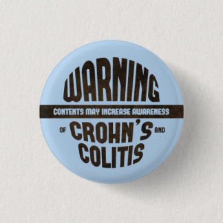 Badge Rond 2,50 Cm Avertissement ! Le contenu peut augmenter la