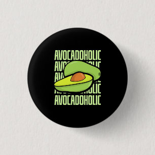 Badge Rond 2,50 Cm Avocado Fruit Food
