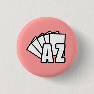 Badge Rond 2,50 Cm AZMagicPlayers.com - bouton rouge
