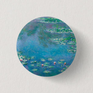 BADGE ROND 2,50 CM BADGE: "NÉNUPHARS" PAR MONET