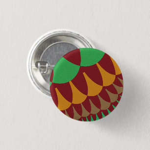 Badge Rond 2,50 Cm Balances bourguignonnes et vertes