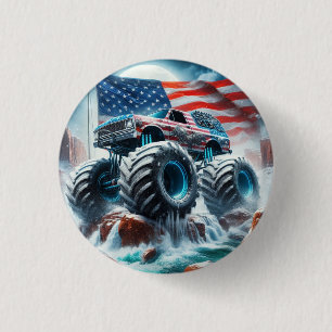 BADGE ROND 2,50 CM BANDE DE CAMION MONSTER