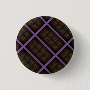 Badge Rond 2,50 Cm Barre de chocolat