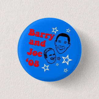 Badge Rond 2,50 Cm Barry et Joe '08