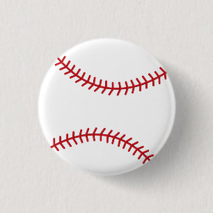 Badge Rond 2,50 Cm Baseball Sport / Softball