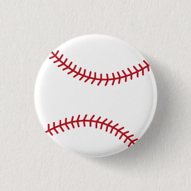 Badge Rond 2,50 Cm Baseball Sport / Softball (Devant)